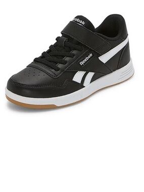 Reebok Court Advance Elastic & Top Strap Kids Tennis Shoes